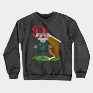 D is for Dog Crewneck Sweatshirt